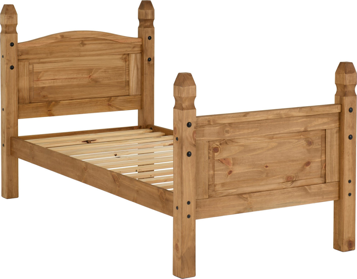 corona-mexican-pine-3-bed-high-foot-end-pine-oak-warehouse