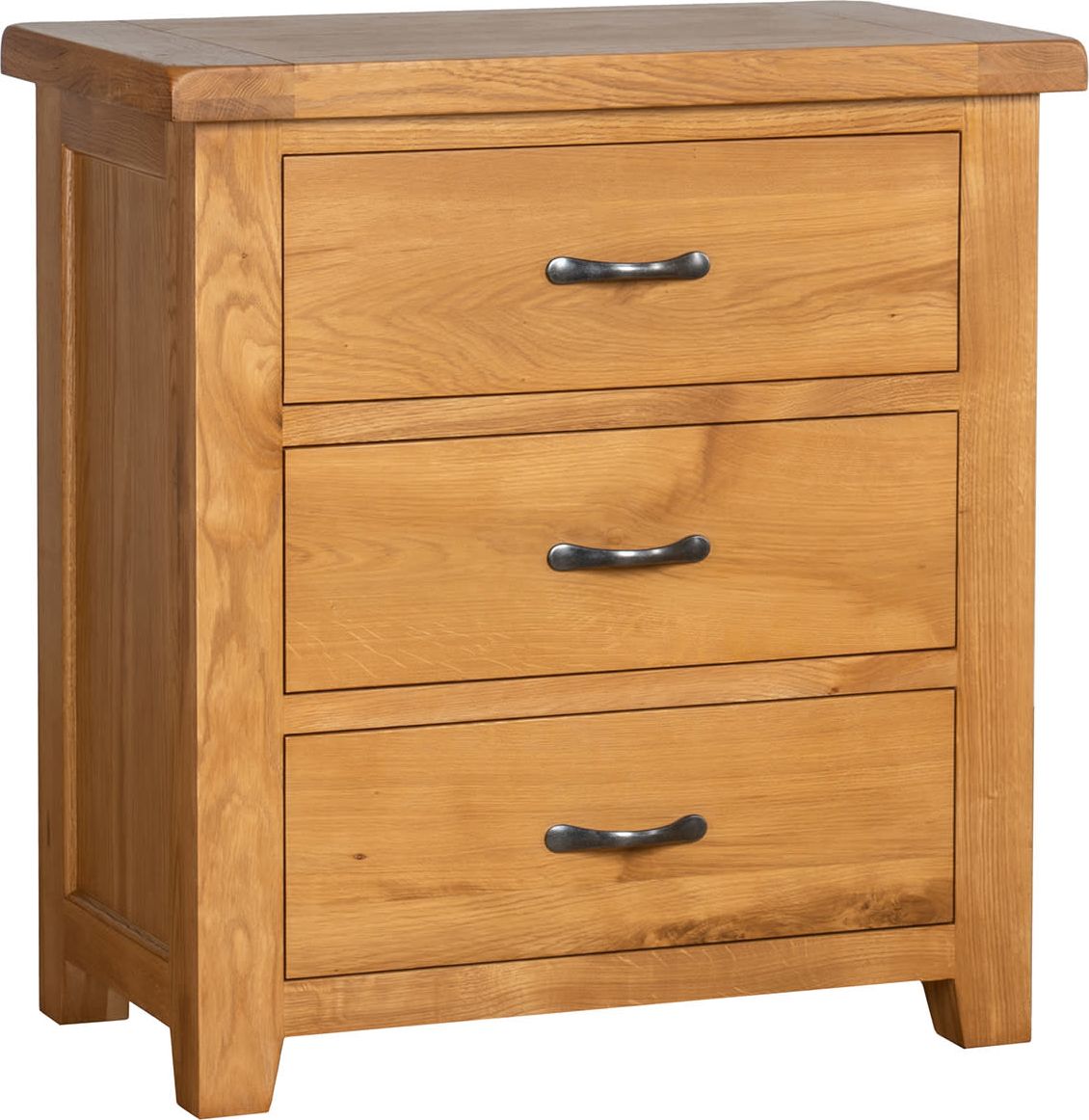 Somerford Oak 3 Drawer Chest Pine Oak Warehouse