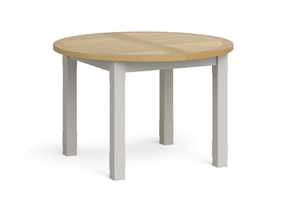 Guilford Oak Round Extendable Table