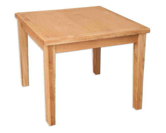 Canberra Oak Square Dining Table - Natural Finish