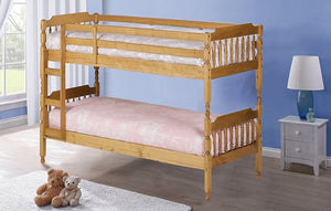Colonial Spindle Pine Bunk Beds