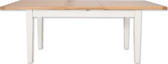 Canberra Painted Large Extending Table - White