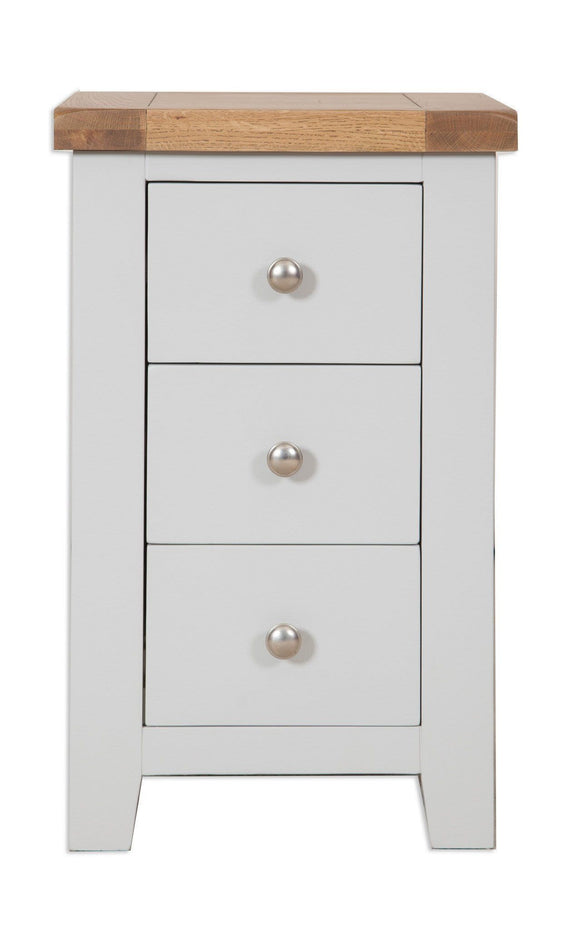 Canberra Painted Bedside Cabinet -Grey