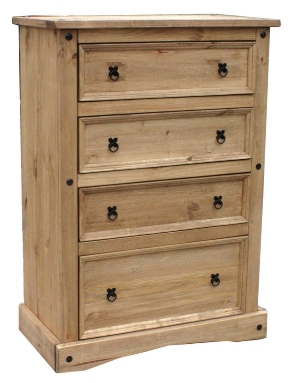 Corona Mexican Pine 4 Drawer Chest