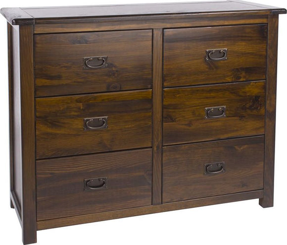 Brondby Pine 3 & 3 Chest