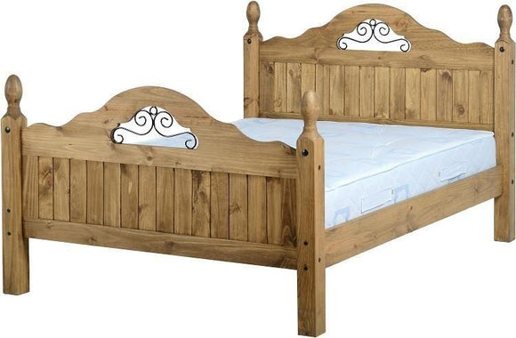 Corona Mexican Pine   Scroll Bed Frames