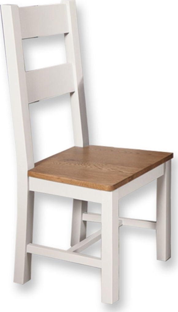 Canberra Painted Dining Chair - White