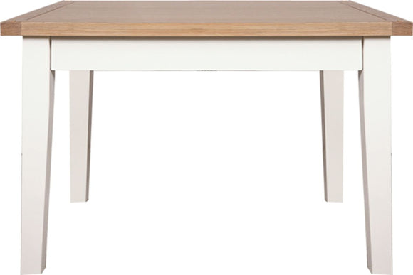 Canberra Painted Square Dining Table - White