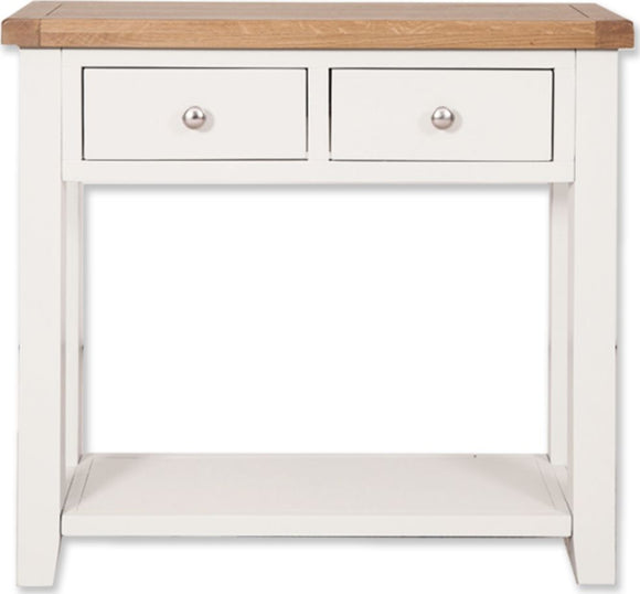 Canberra Painted Console Table - White