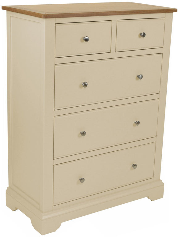 Harmony Oak 2 over 3 Chest of Drawers