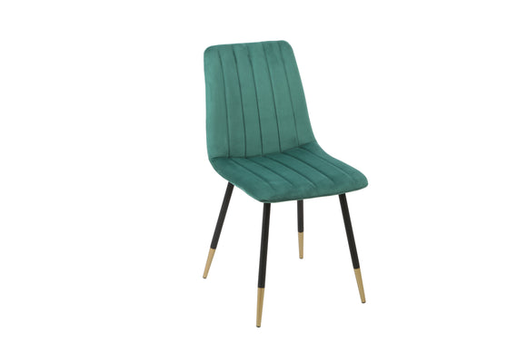 Lucca Fabric Dining Chair - Green