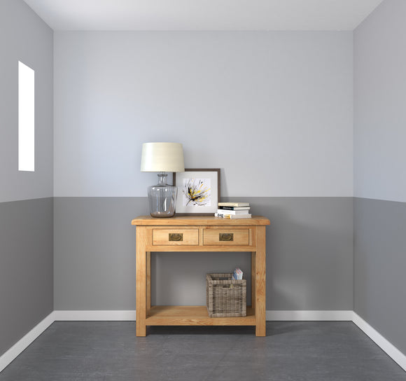 Manor Oak Console Table