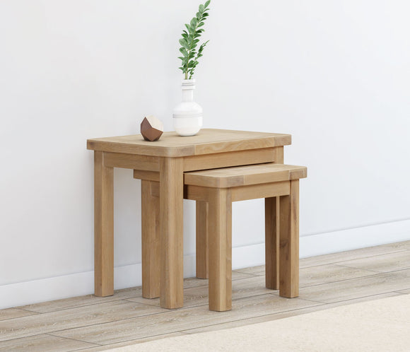 Foxington Oak Nest Of Tables