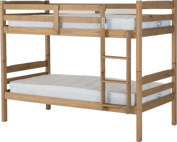 Santiago 3' Bunk Bed - Natural Wax