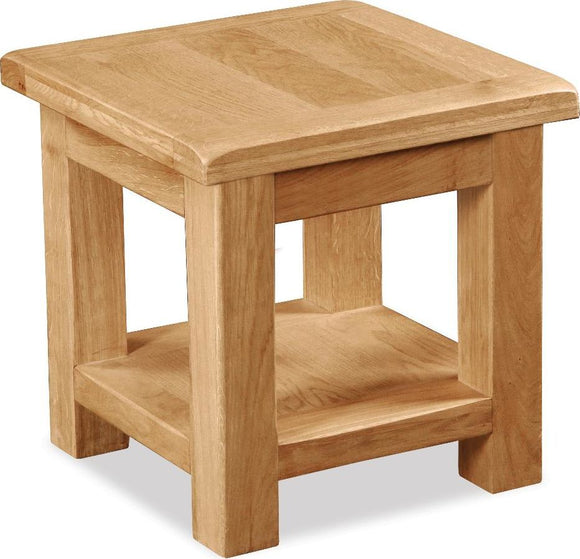 Manor Oak Lamp Table
