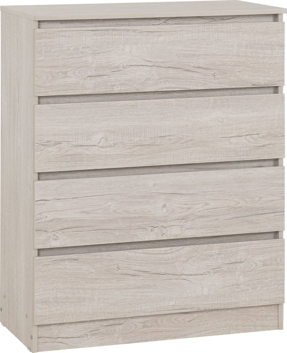 Malbury 4 Drawer Chest - Urban Snow