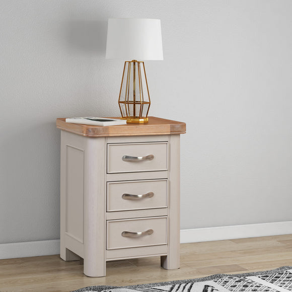 Chatsworth Painted Bedside With 3 Drawers