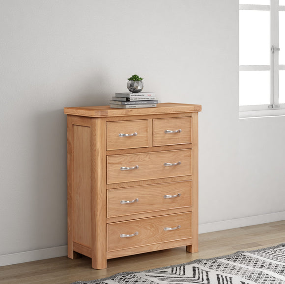 Chatsworth Oak 2 Over 3 Chest