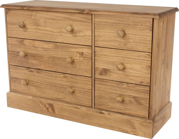 Cotswold 3+3 drawer wide chest