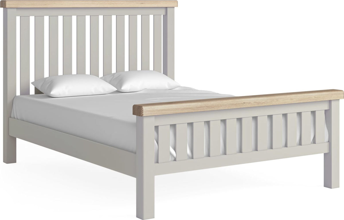 Normandy Grey Painted 5' Slatted Bed – Pine & Oak Warehouse