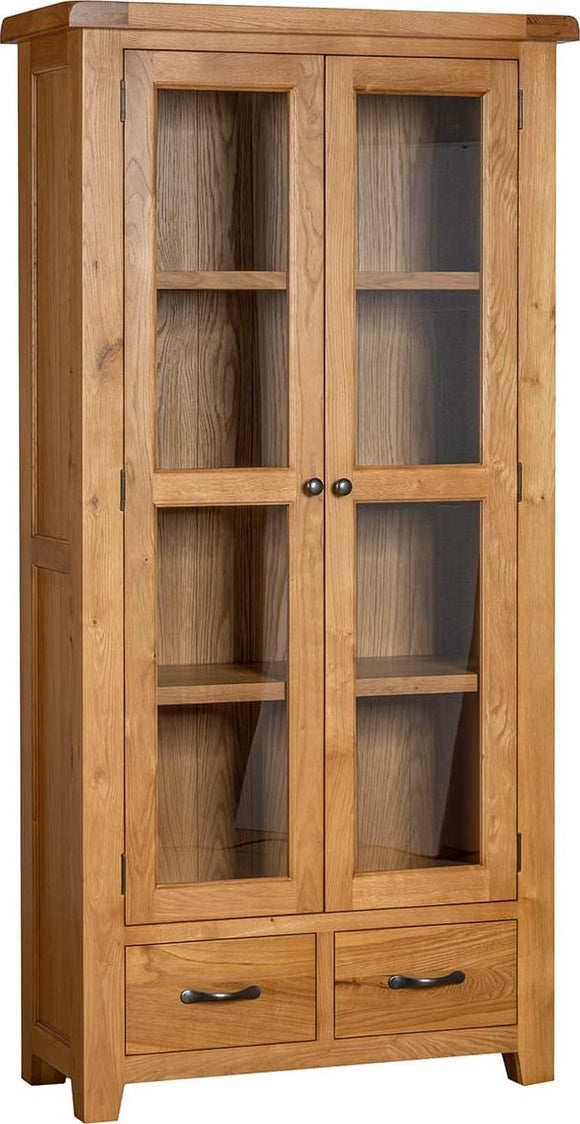 Somerford Oak Display Cabinet