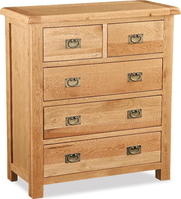 Manor Oak Chest 2 Over 3