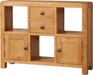 Avebury Oak Low Display Unit