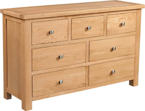 Devonshire Oak Lite 3 Over 4 Chest