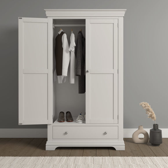 Chateau 2 Door Wardrobe - Ivory