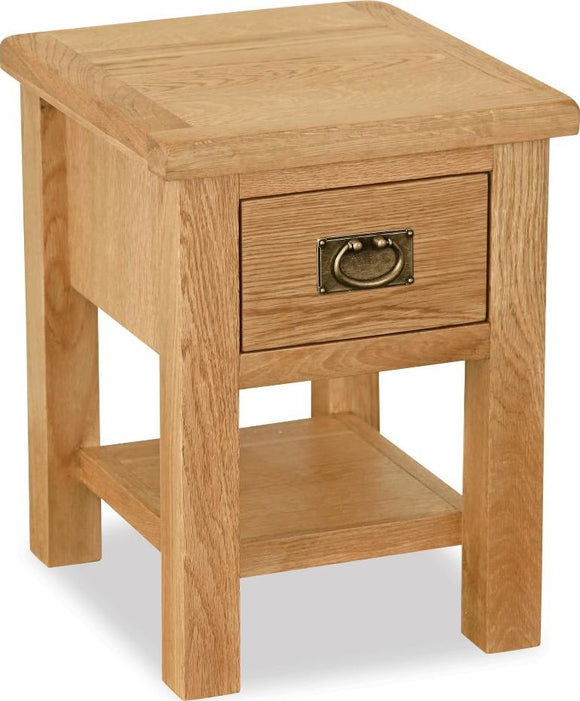 Manor Oak Lite Lamp Table