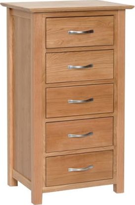 Moderna Oak 5 Drawer Wellington
