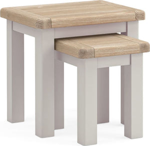 Salcombe Stone Grey Nest Of Tables