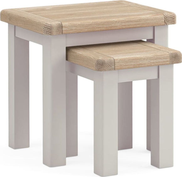 Salcombe Stone Grey Nest Of Tables