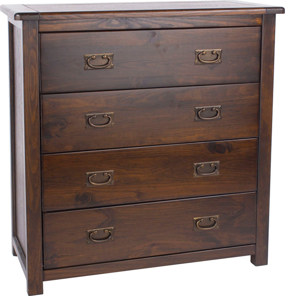 Brondby Pine 4 drawer chest