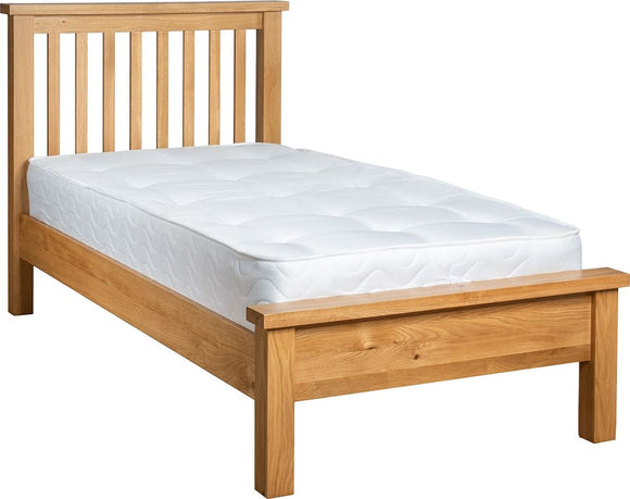 Devonshire Oak Lite 3' High Foot End Bed