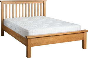 Devonshire Oak Lite 4'6" High Foot End Bed