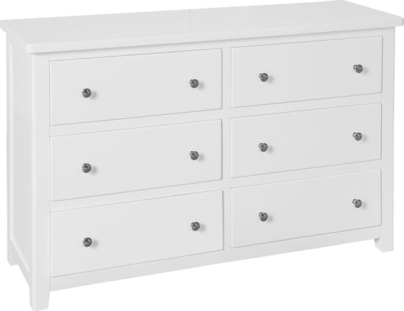 Henley 6 Drawer Chest-White