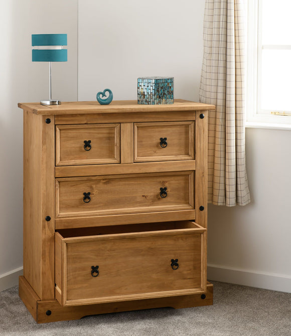 Corona Mexican Pine 2+2 Drawer Chest