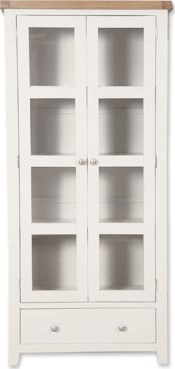 Canberra White Display Cabinet