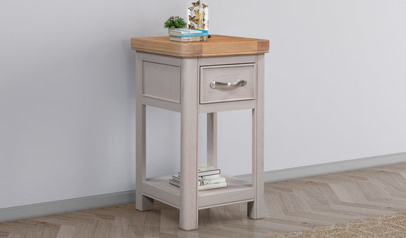 Chatsworth Painted Bedside With 1 Drawer & Shelf