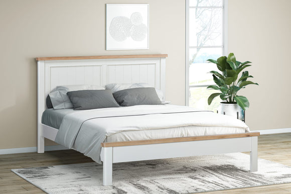 Foxington Painted 150cm King Size Panelled Bed