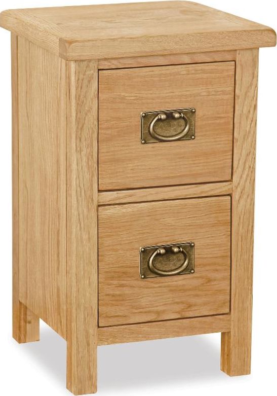 Manor Oak Lite Narrow Bedside