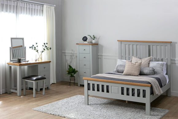 Canberra Grey Double Bed