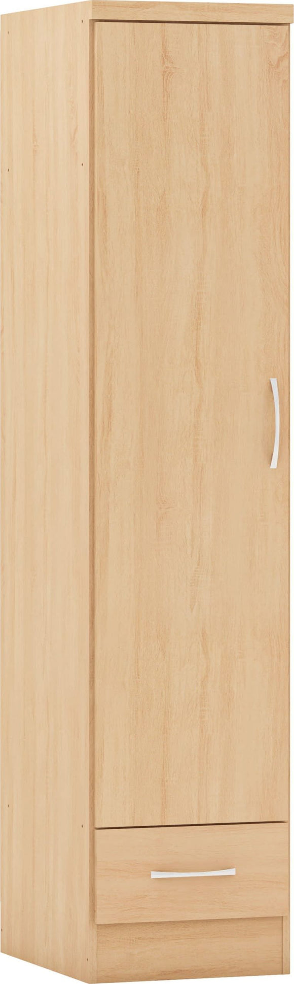 Utah 1 Door 1 Drawer Wardrobe - Sonoma Oak Effect