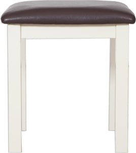 Canberra Ivory Dressing Stool