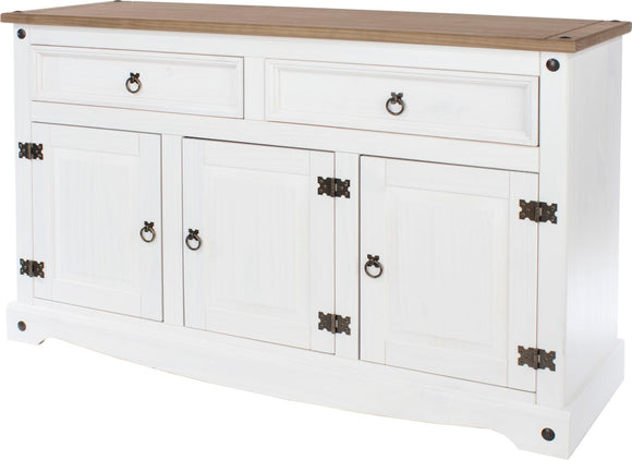 Corona White Medium Sideboard