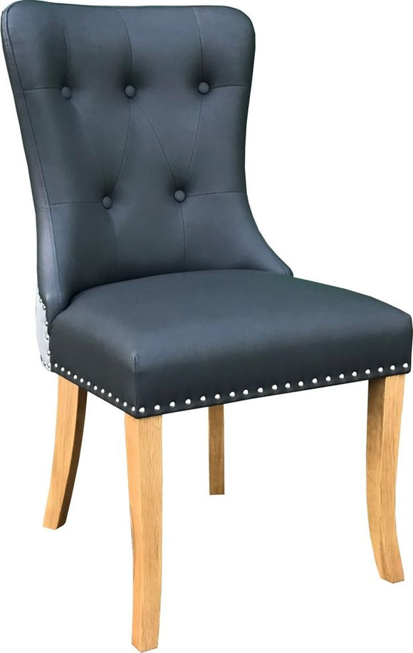 Devonshire Oak Lite Hug Chair Grey