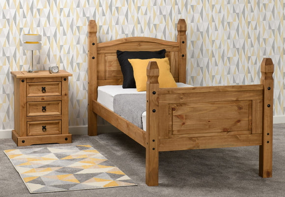 Corona Mexican Pine 3' Bed High Foot End