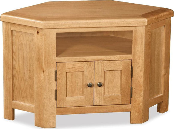 Manor Oak Corner TV Unit