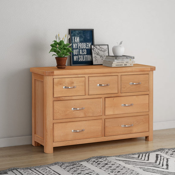 Chatsworth Oak 3 Over 4 Chest